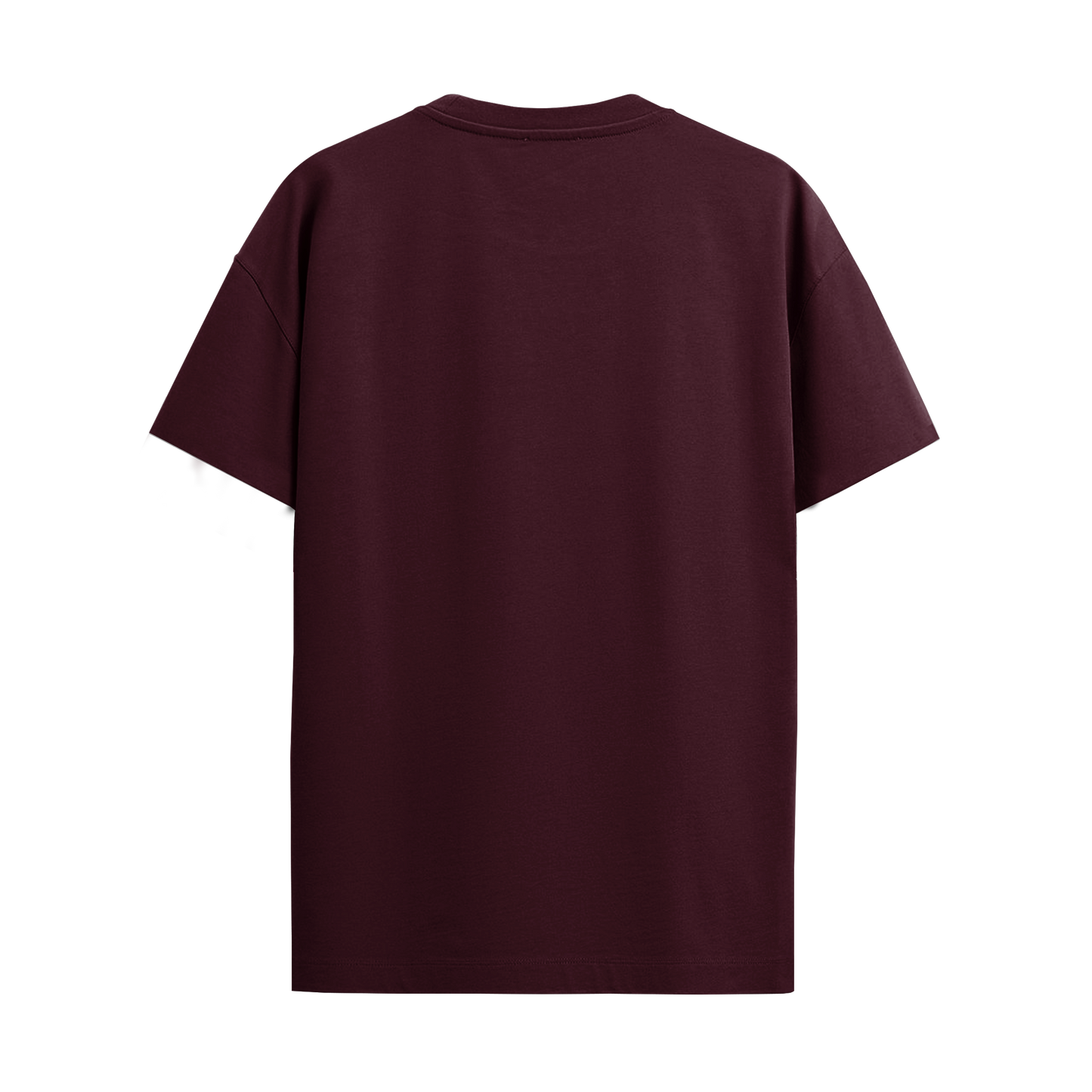 BASIC MAROON REGULAR FIT T-SHIRT