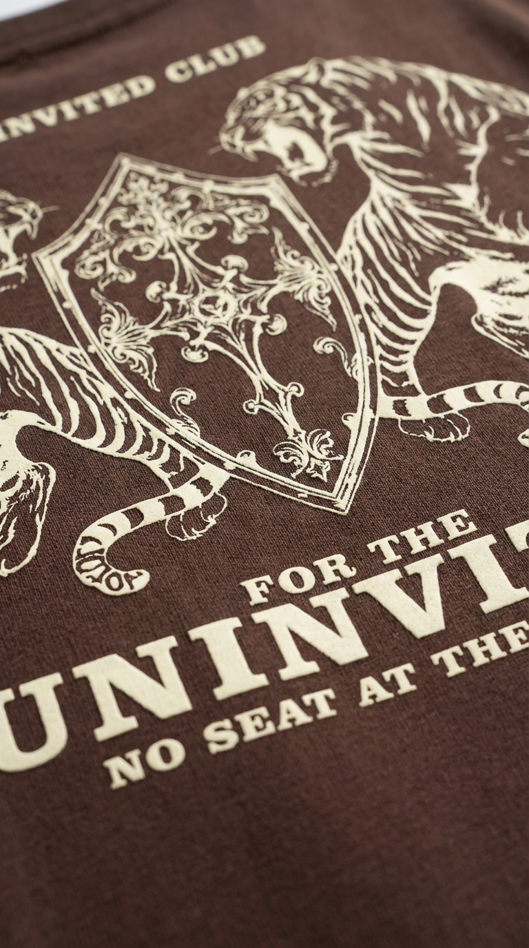 Uninvited Club Brown T-Shirt