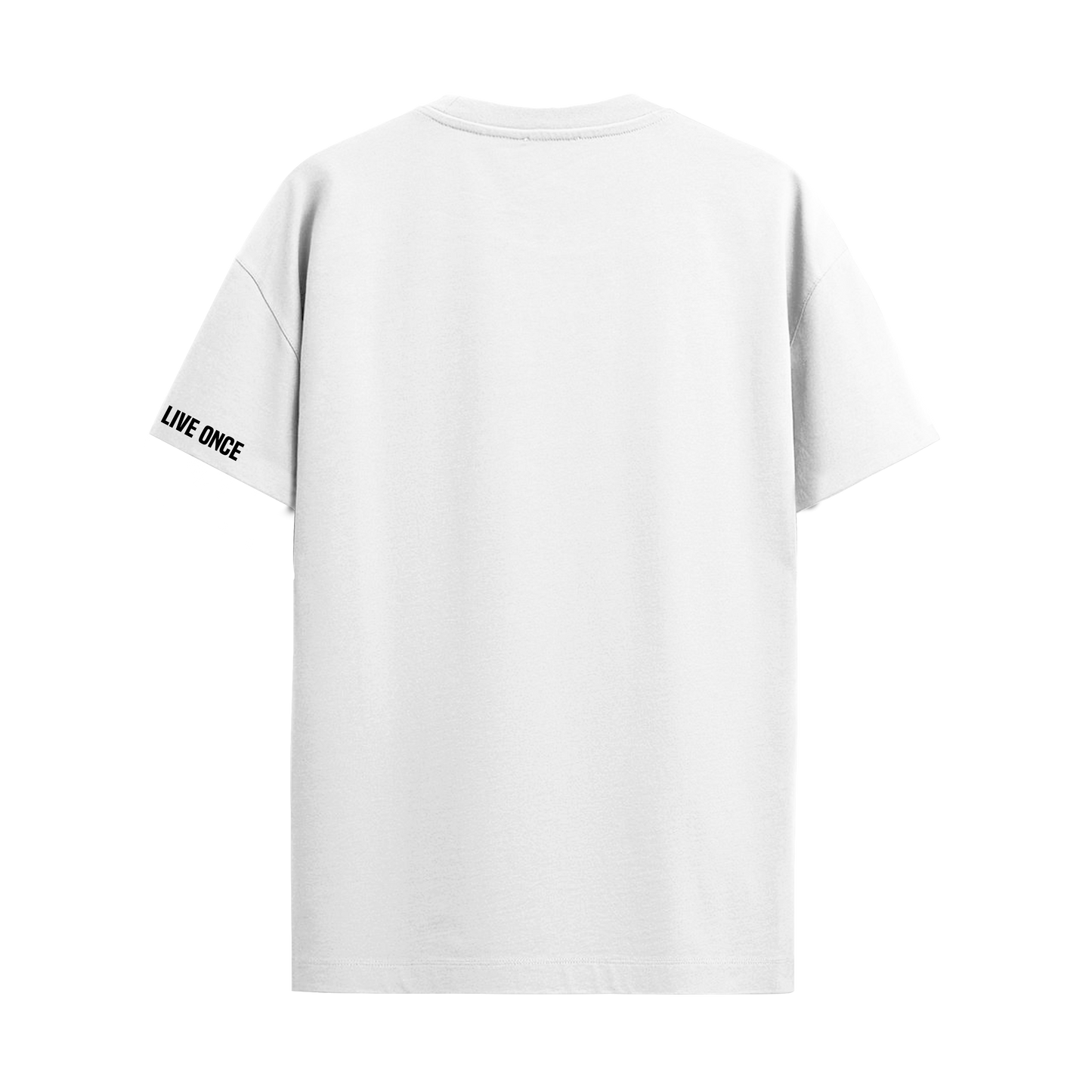 AURA WHITE REGULAR FIT T-SHIRT