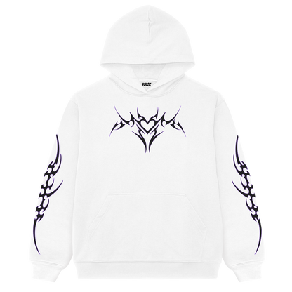 Sinister Wings Black Oversized Hoodie