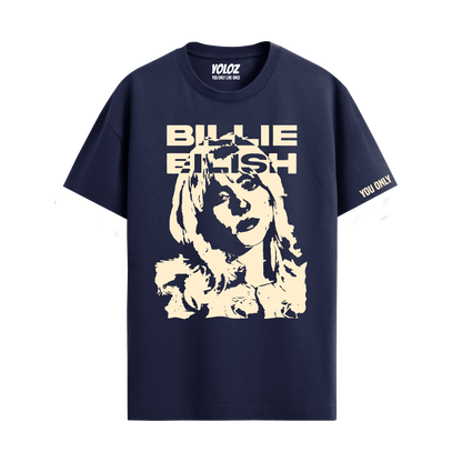 BILLIE EILISH NAVY BLUE REGULAR FIT T-SHIRT