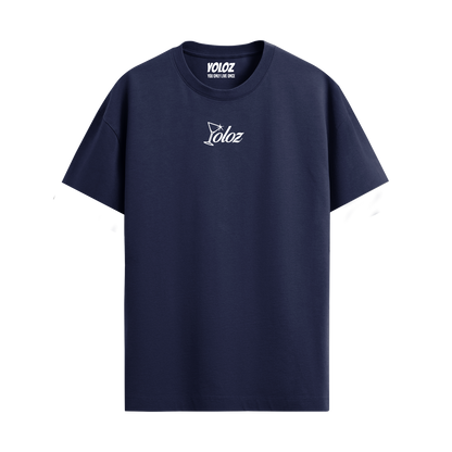 GOOD STORIES NAVY BLUE REGULAR FIT T-SHIRT