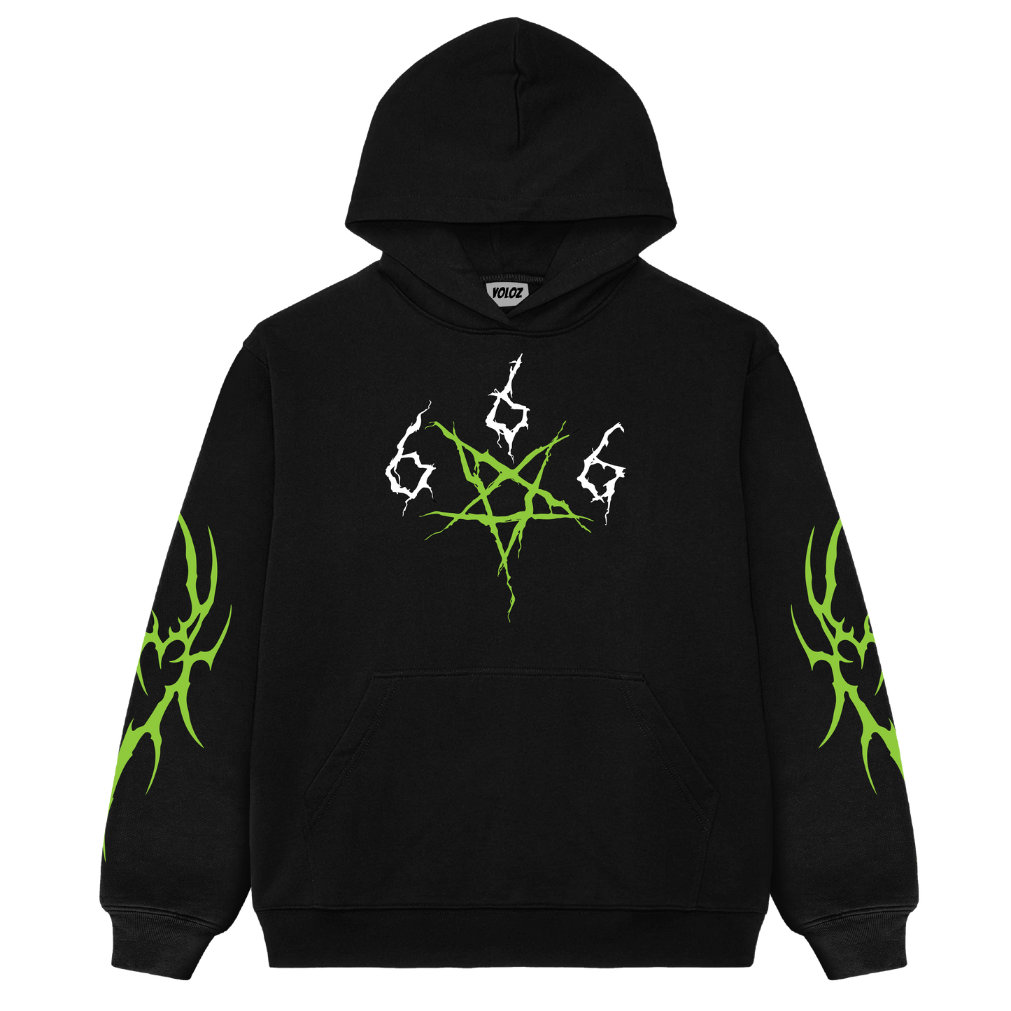 Dark Genesis White Oversized Hoodie