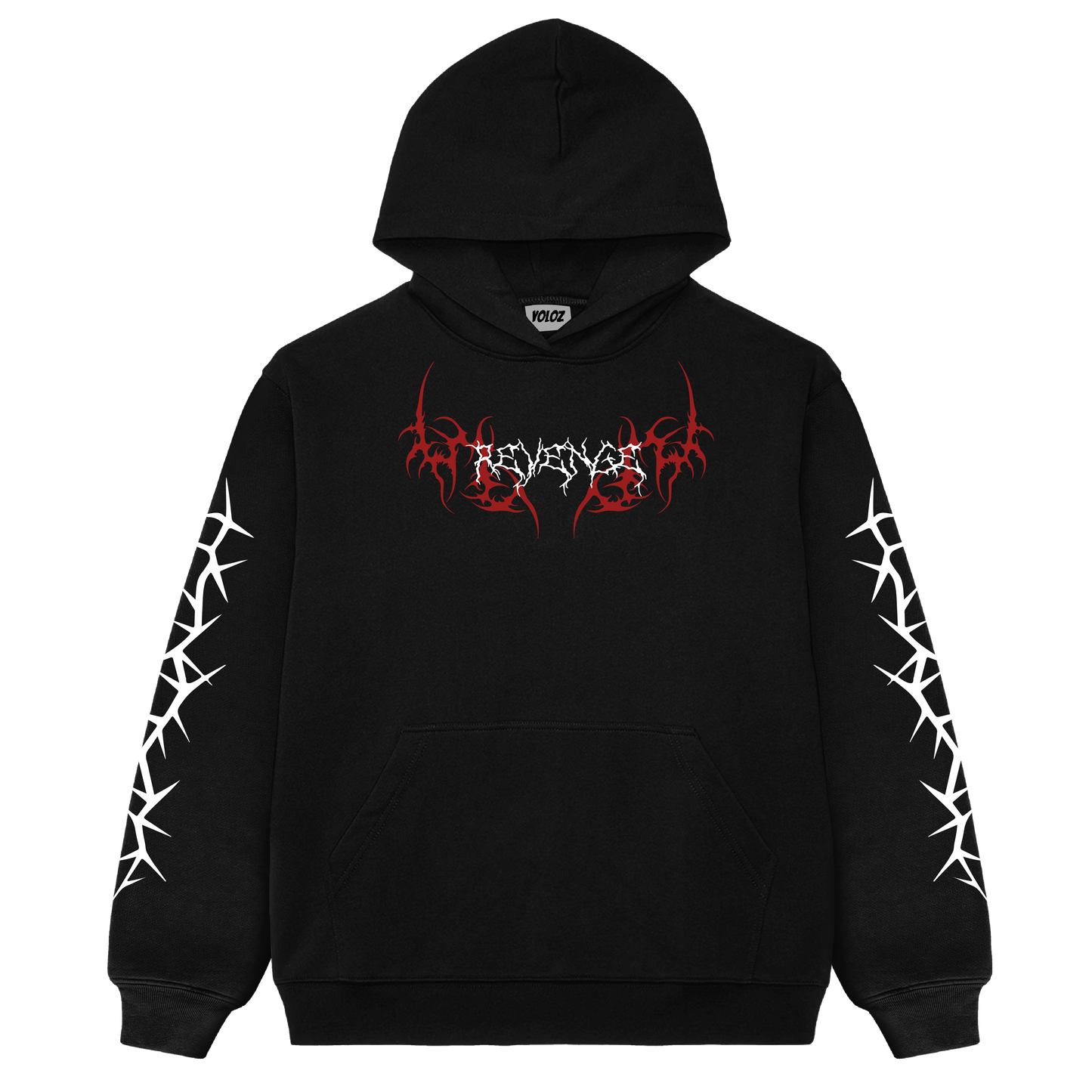 Soul Decay Black Oversized Hoodie
