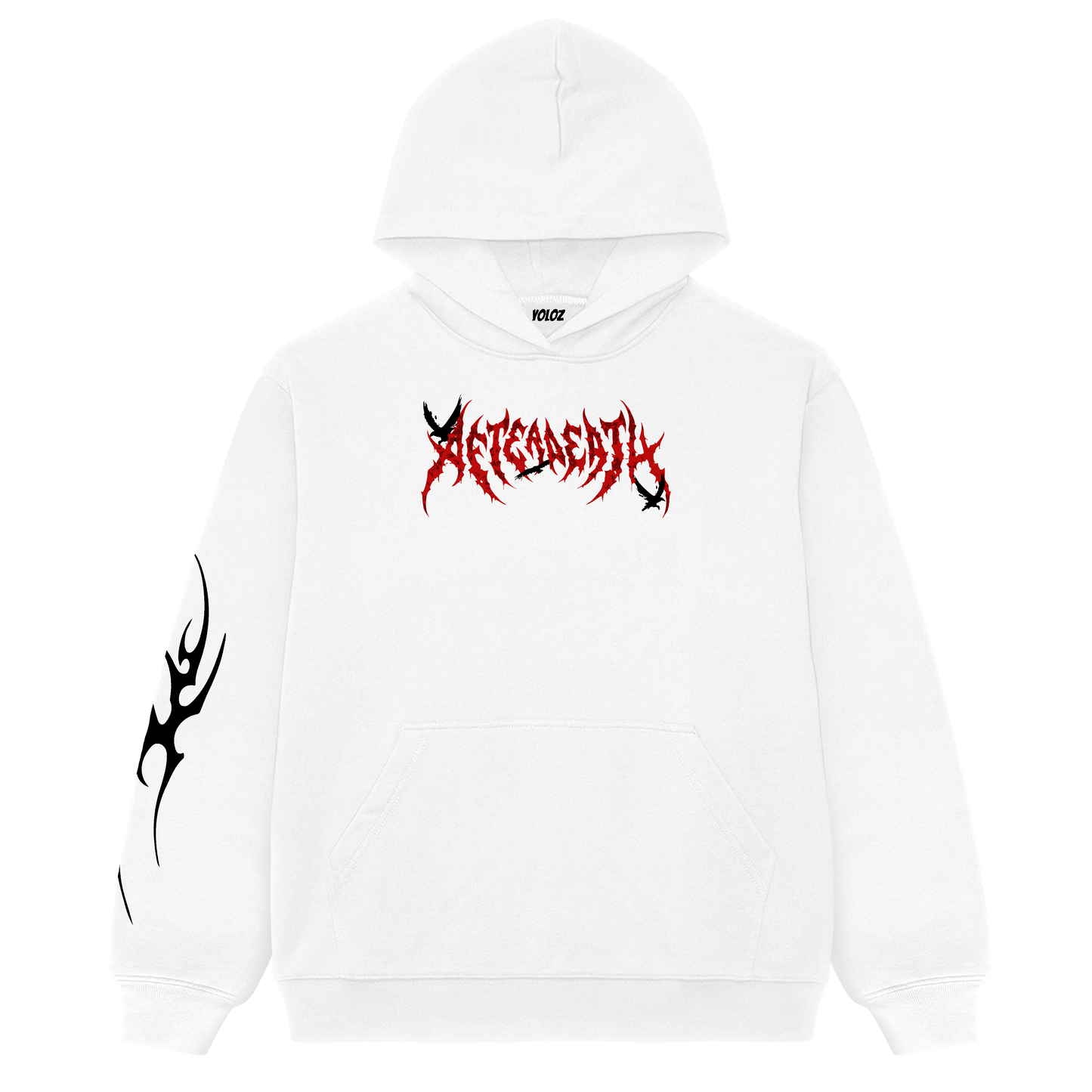 AFTERMATH REAPER WHITE OVERSIZED HOODIE