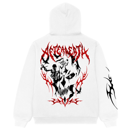 AFTERMATH REAPER WHITE OVERSIZED HOODIE
