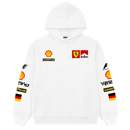 Marlboro Racing Oversized Hoodie - White