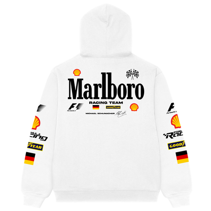 Marlboro Racing Oversized Hoodie - White