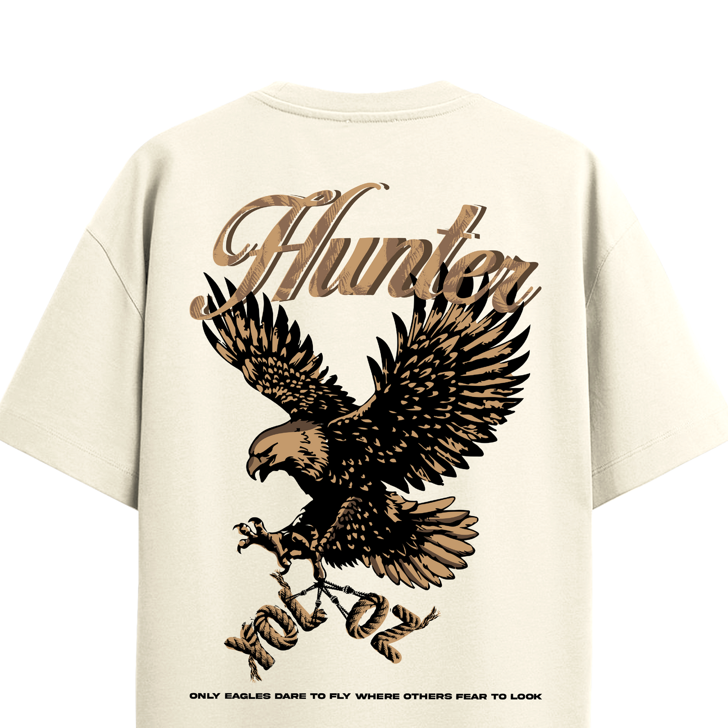 HUNTER OFF WHITE OVERSIZED T-SHIRT