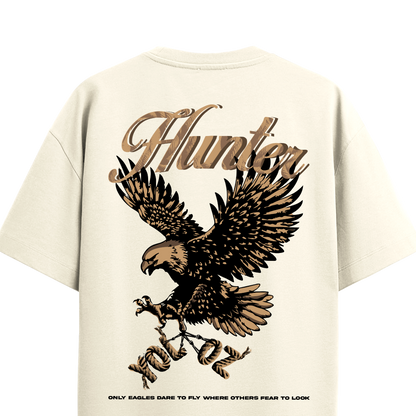 HUNTER OFF WHITE OVERSIZED T-SHIRT