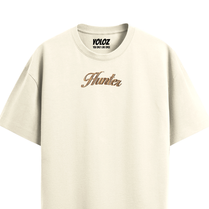 HUNTER OFF WHITE OVERSIZED T-SHIRT