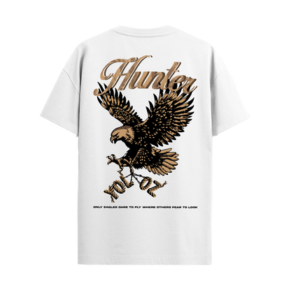 HUNTER WHITE REGULAR FIT T-SHIRT