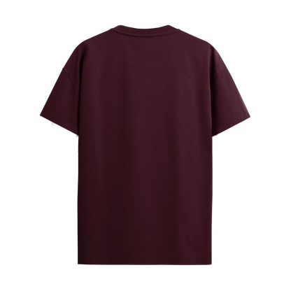 BASIC MAROON REGULAR FIT T-SHIRT