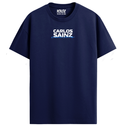 Carlos Sainz Regular Fit Tee – Navy Blue