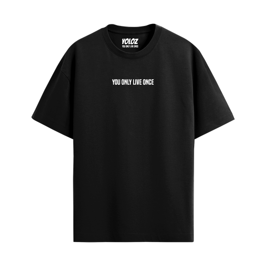 BASIC BLACK OVERSIZED T-SHIRT
