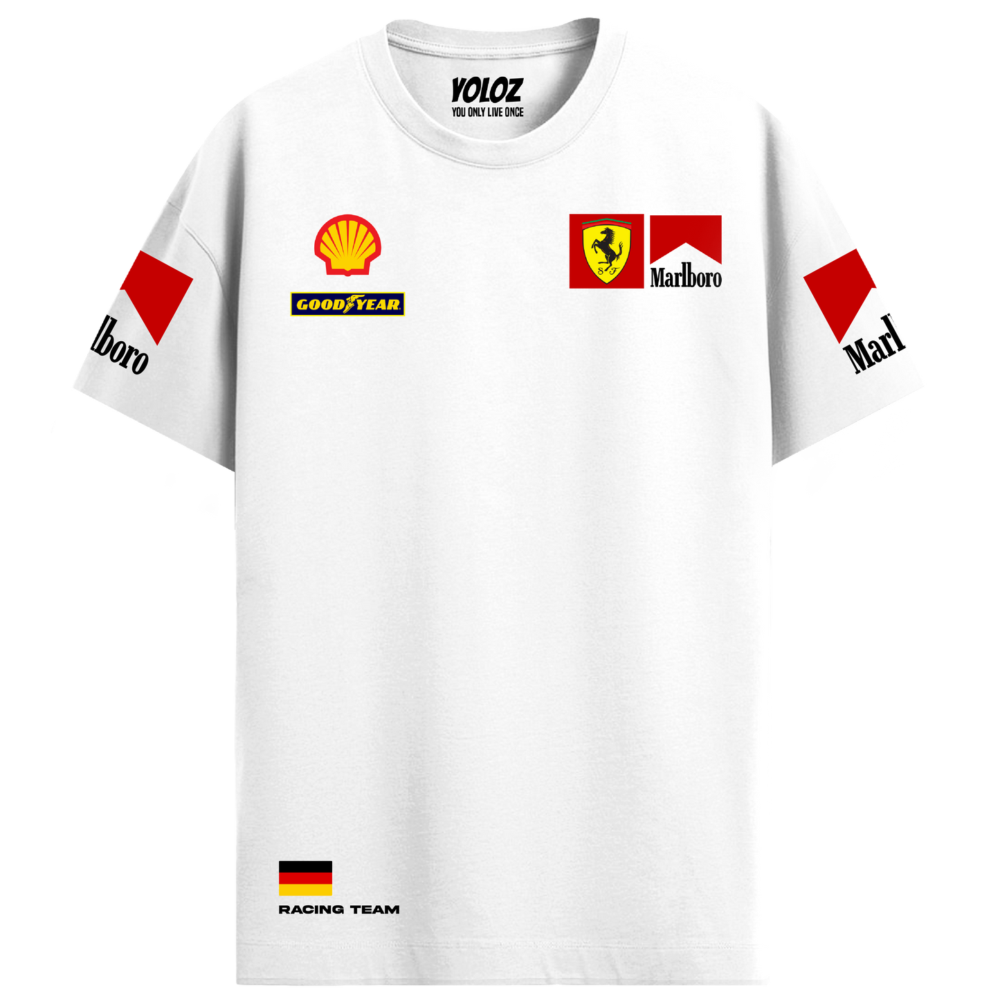 Michael Schumacher Marlboro Regular Tee – White