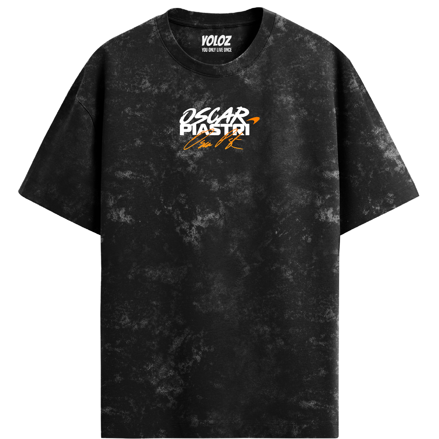 Oscar Piastri Oversized Tee – Acid Wash
