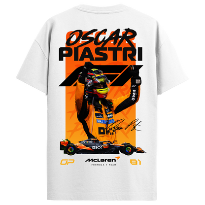 Oscar Piastri Regular Fit Tee – White