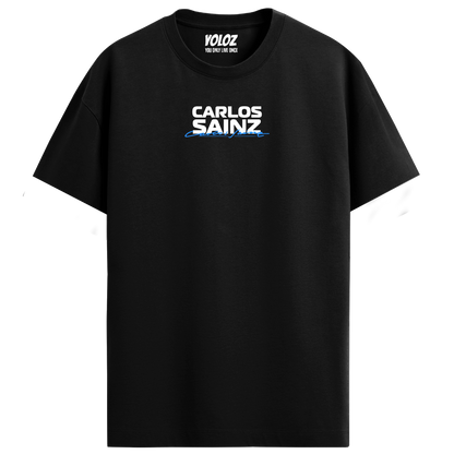 Carlos Sainz Regular Fit Tee – Black