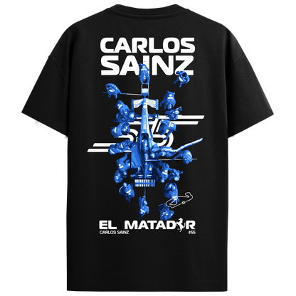 Carlos Sainz Regular Fit Tee – Black