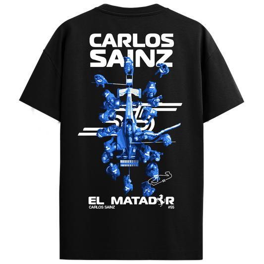 Carlos Sainz Regular Fit Tee – Black