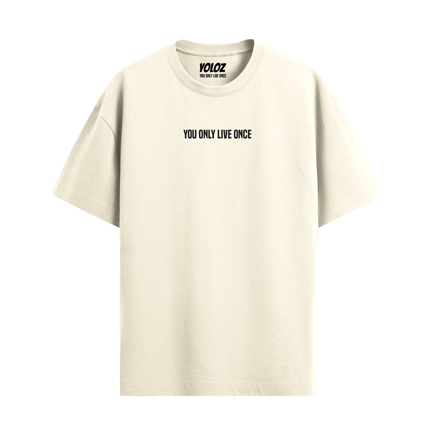 BASIC OFF WHITE OVERSIZED T-SHIRT