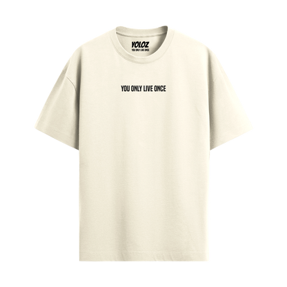BASIC OFF WHITE OVERSIZED T-SHIRT