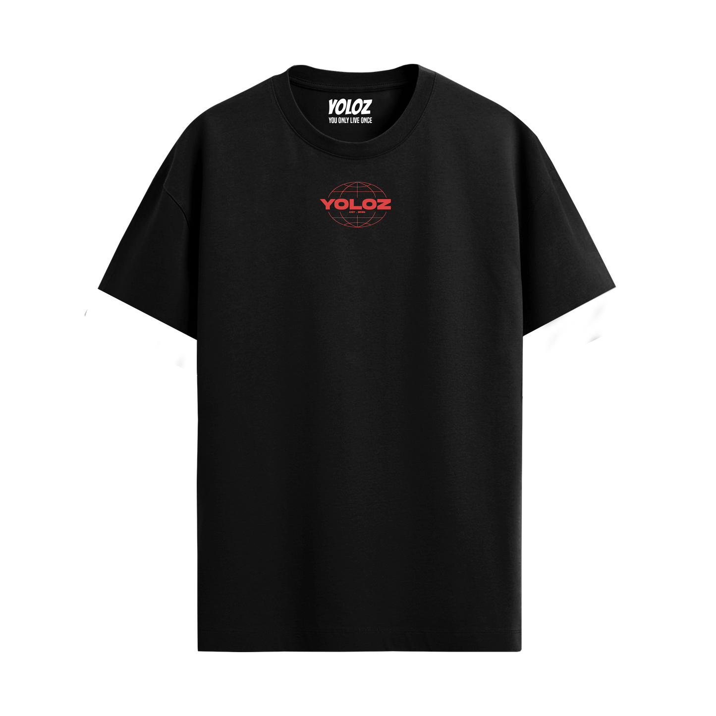 THE WORLD BLACK REGULAR FIT T-SHIRT