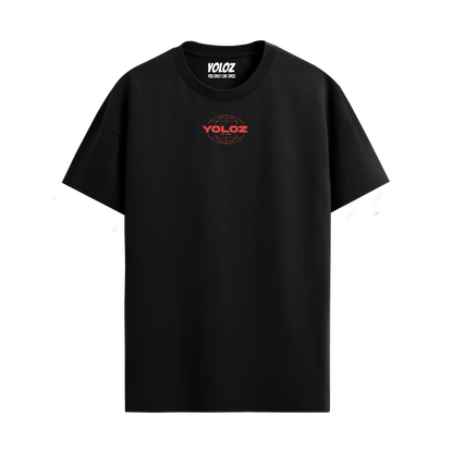 THE WORLD BLACK REGULAR FIT T-SHIRT