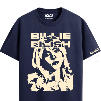 BILLIE EILISH NAVY BLUE REGULAR FIT T-SHIRT