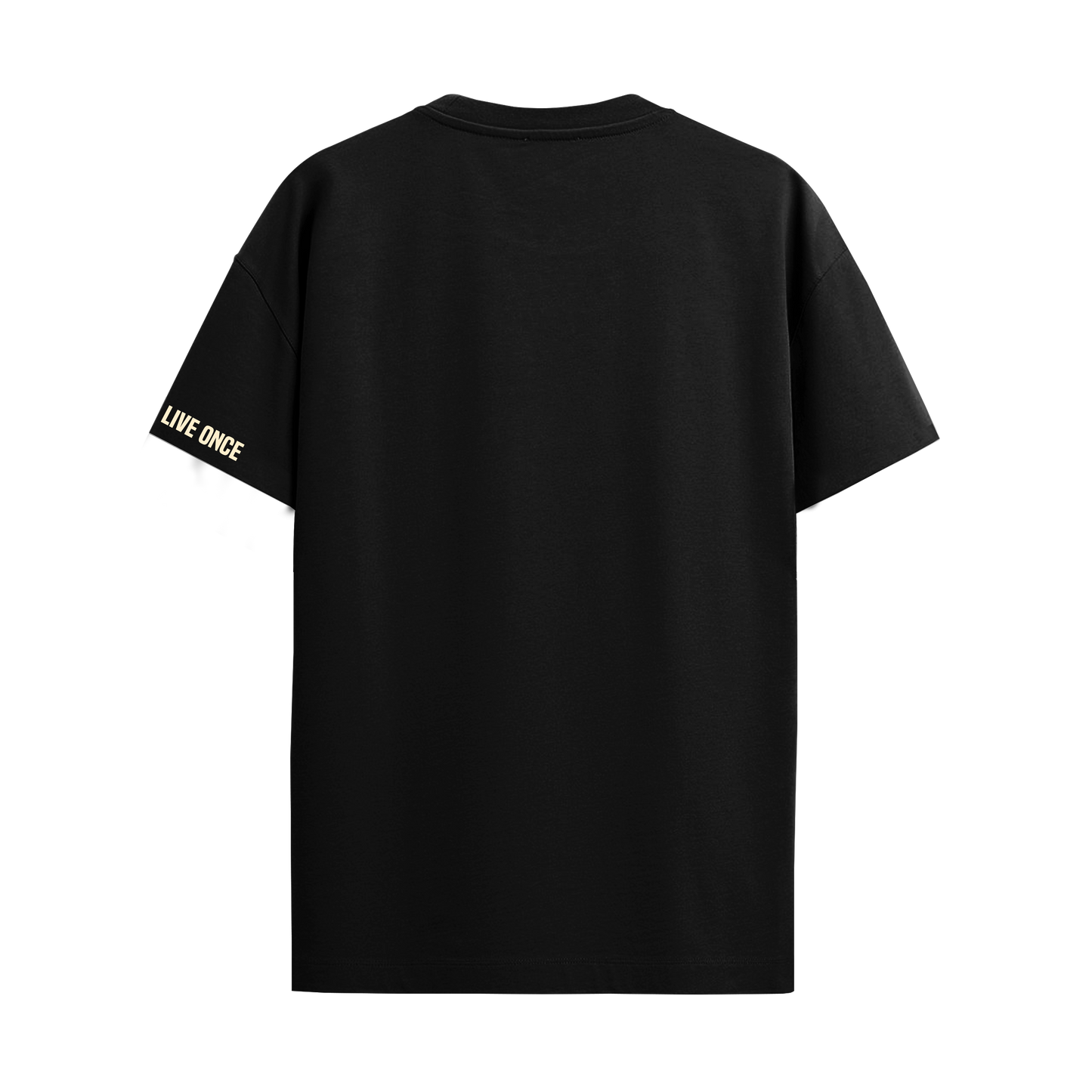 WE DON'T PLAY BLACK REGULAR FIT T-SHIRT