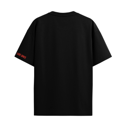 BILLIE EILISH BLACK OVERSIZED T-SHIRT