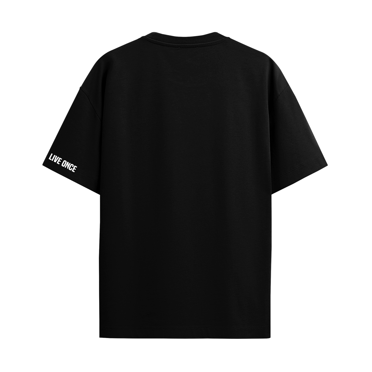 AURA BLACK OVERSIZED T-SHIRT