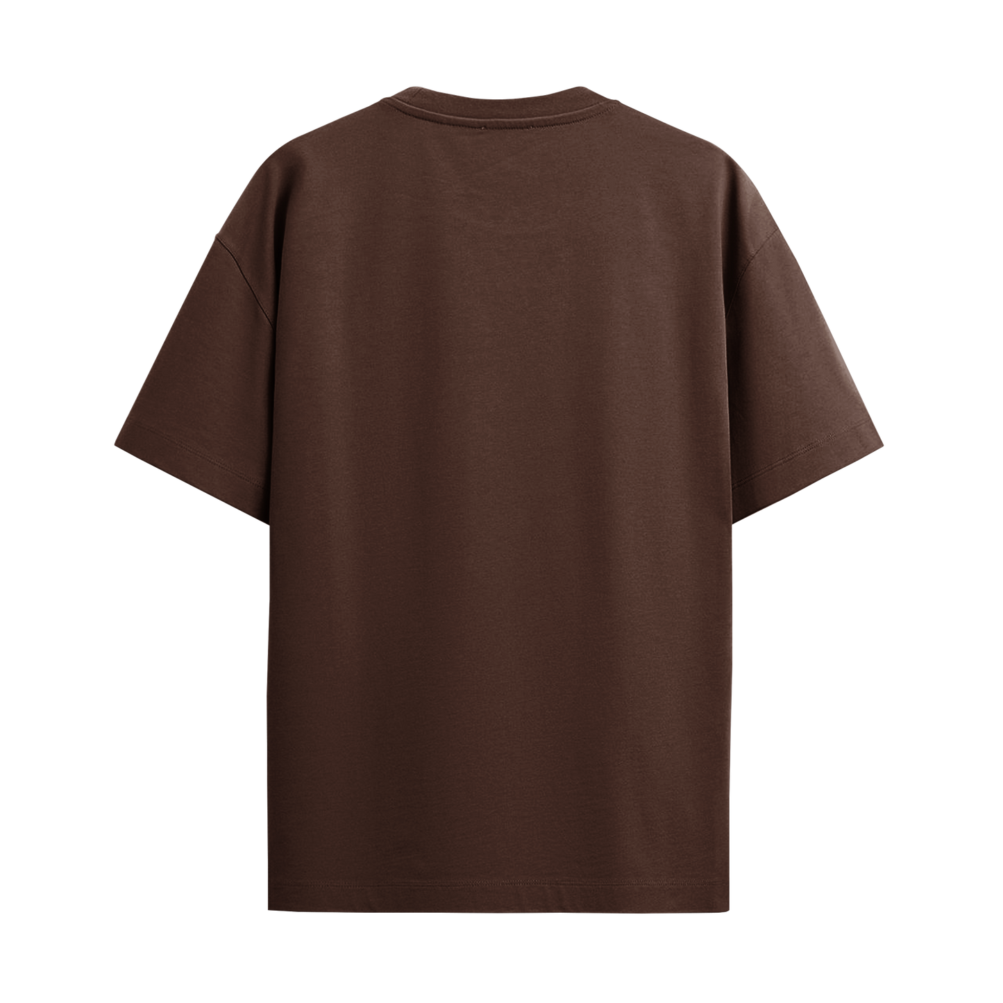 BASIC BROWN OVERSIZED T-SHIRT