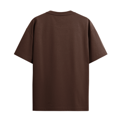 BASIC BROWN OVERSIZED T-SHIRT