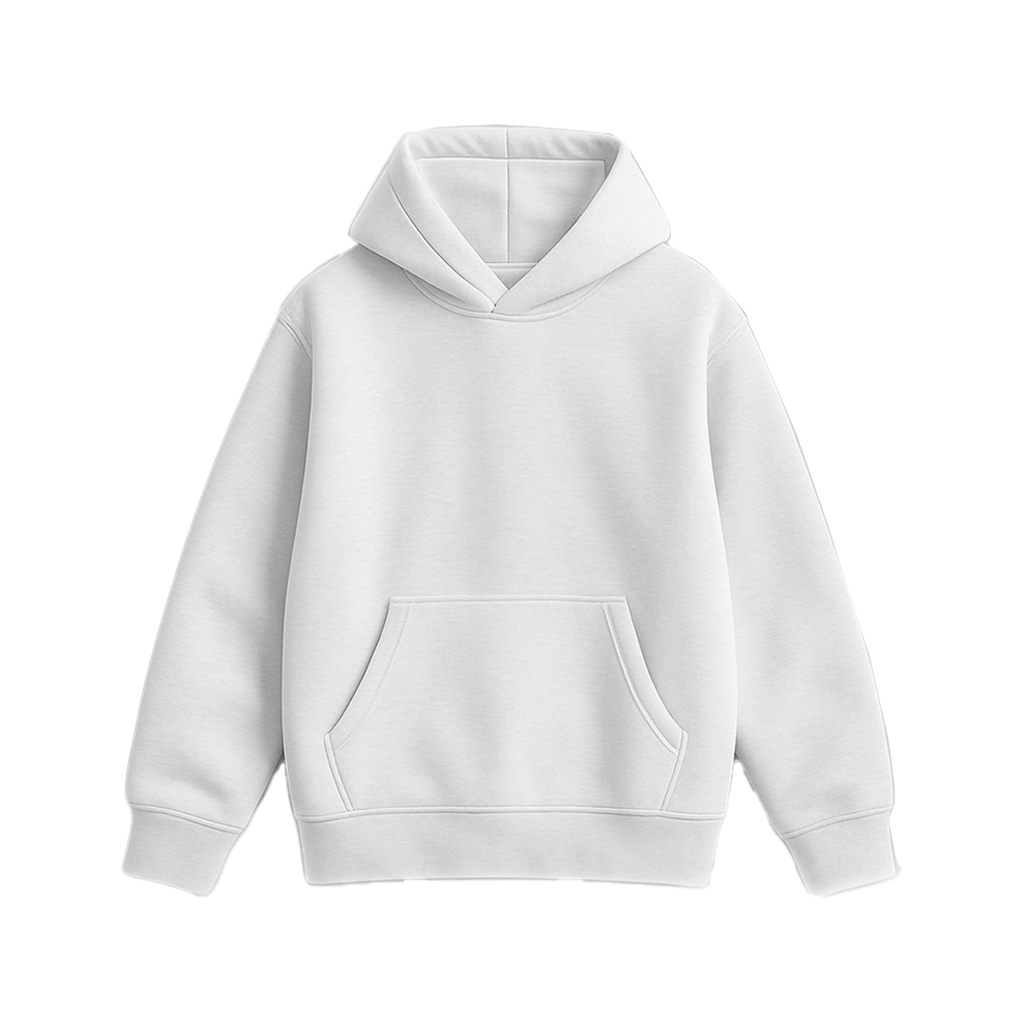 HIS STORY WHITE OVERSIZED HOODIE