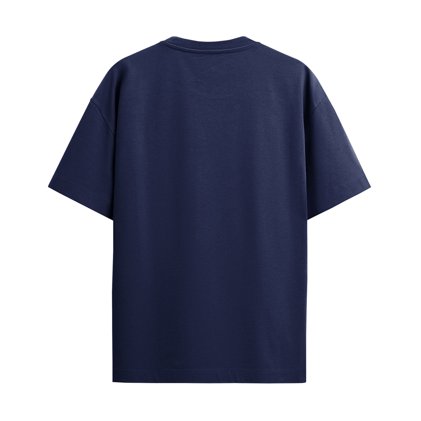 BASIC NAVY BLUE OVERSIZED T-SHIRT