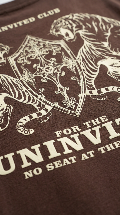 Uninvited Club Brown T-Shirt