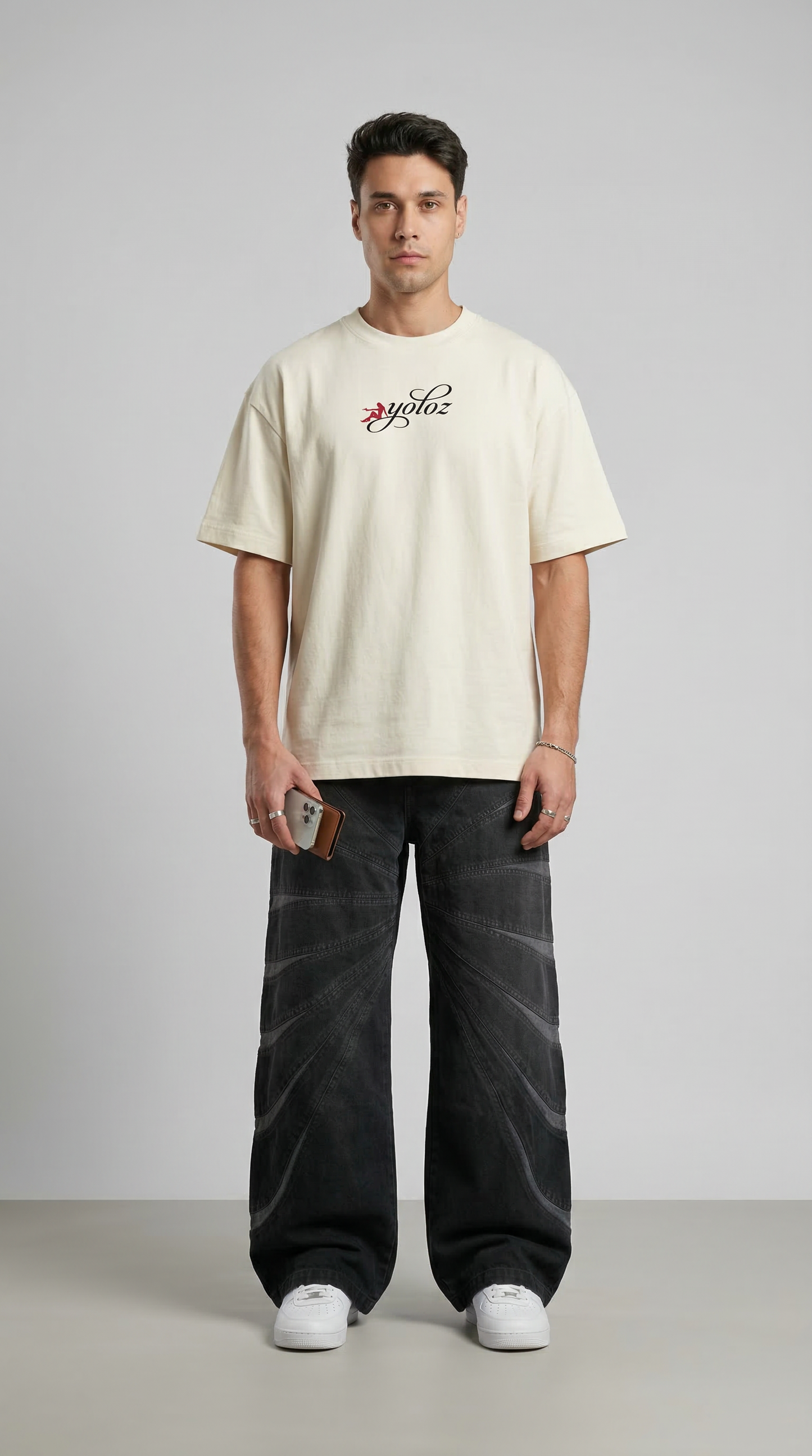 No Right Decisions Off White Oversized T- Shirt