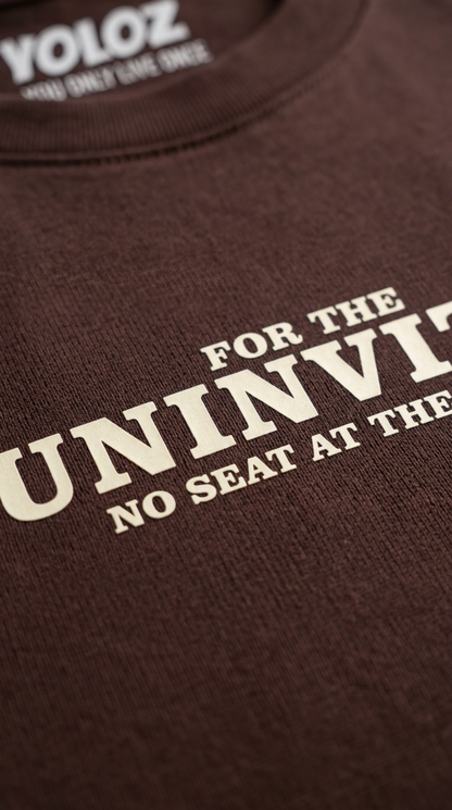 Uninvited Club Brown T-Shirt