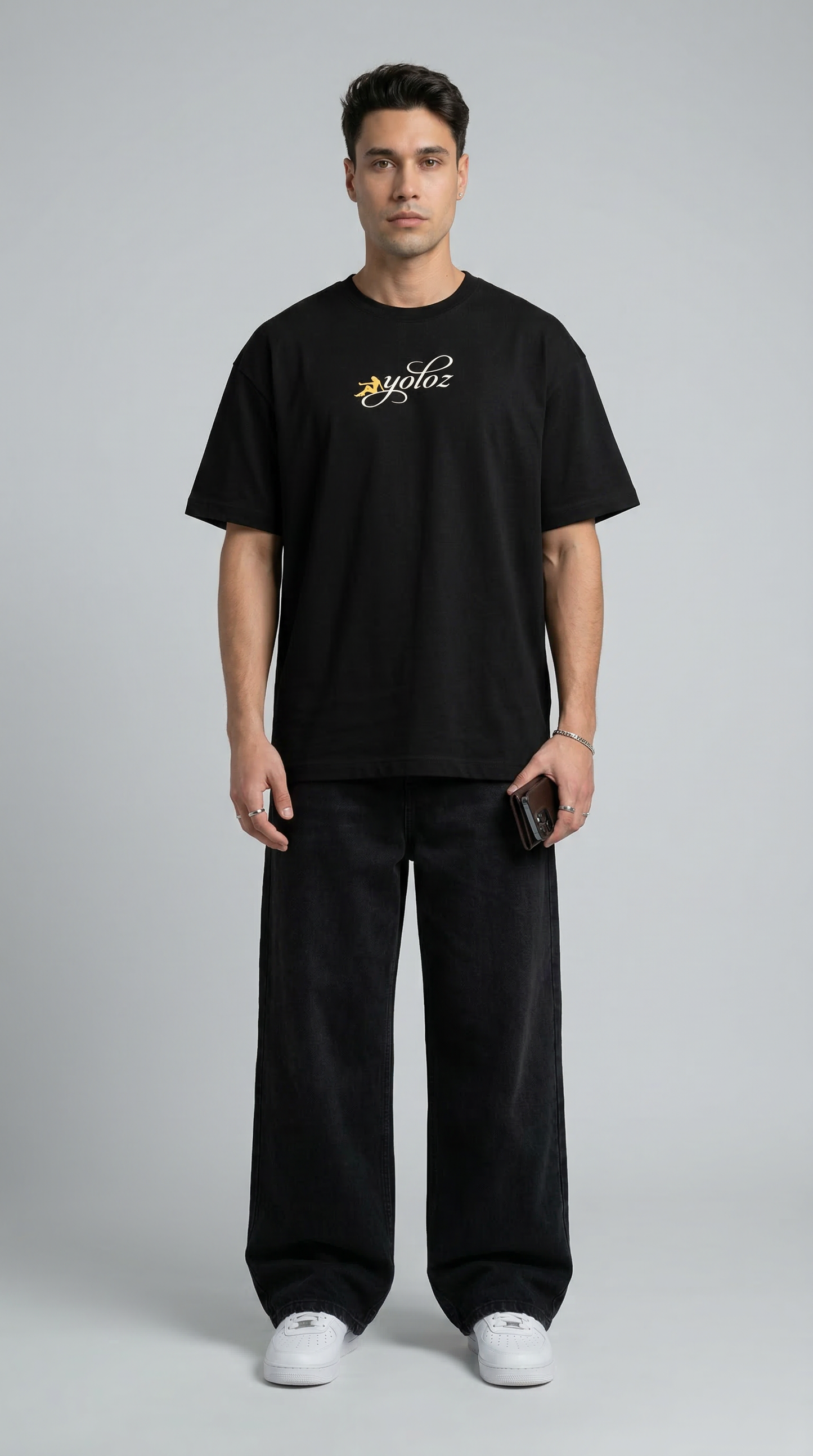 No Right Decisions Black Oversized T-Shirt