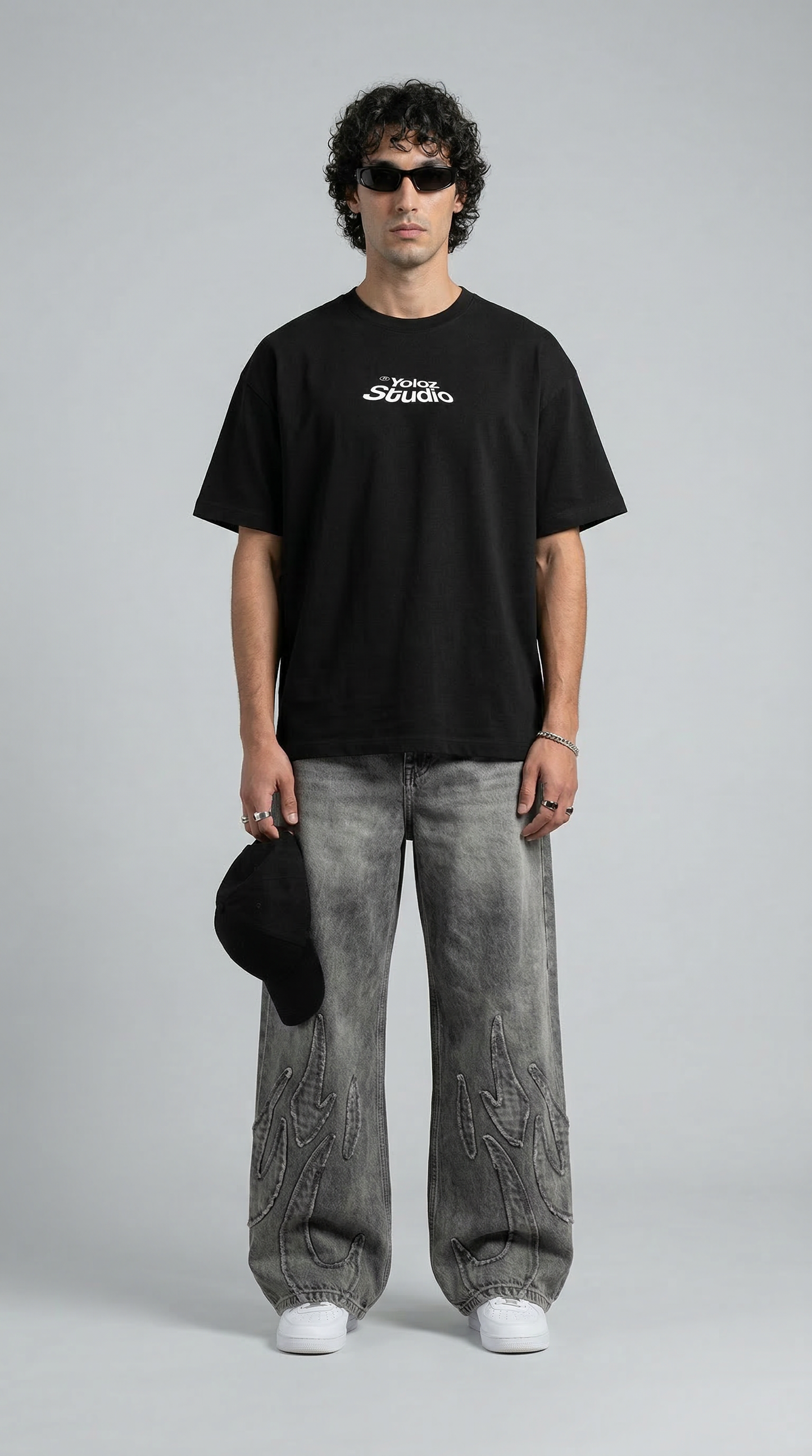Love Gearbox Black Oversized T-Shirt