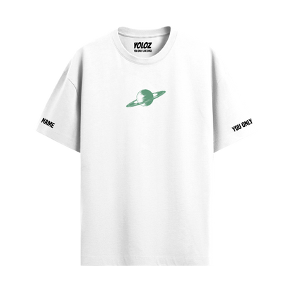 SATURN WHITE OVERSIZED T-SHIRT