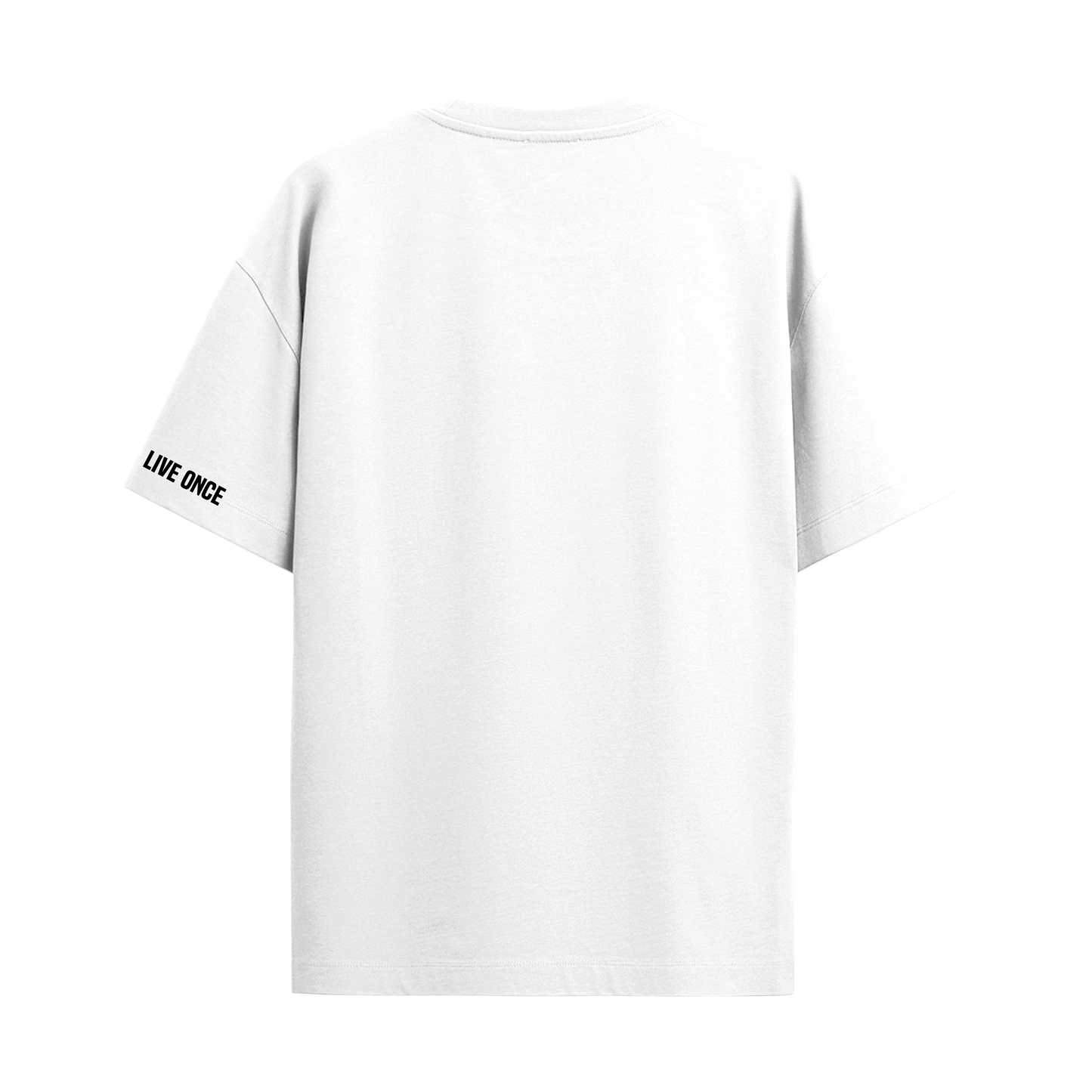 EYES NEVER LIE WHITE OVERSIZED T-SHIRT